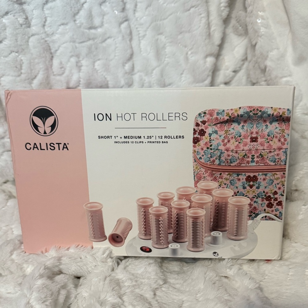 Calista Ion Hot Rollers - Pink
